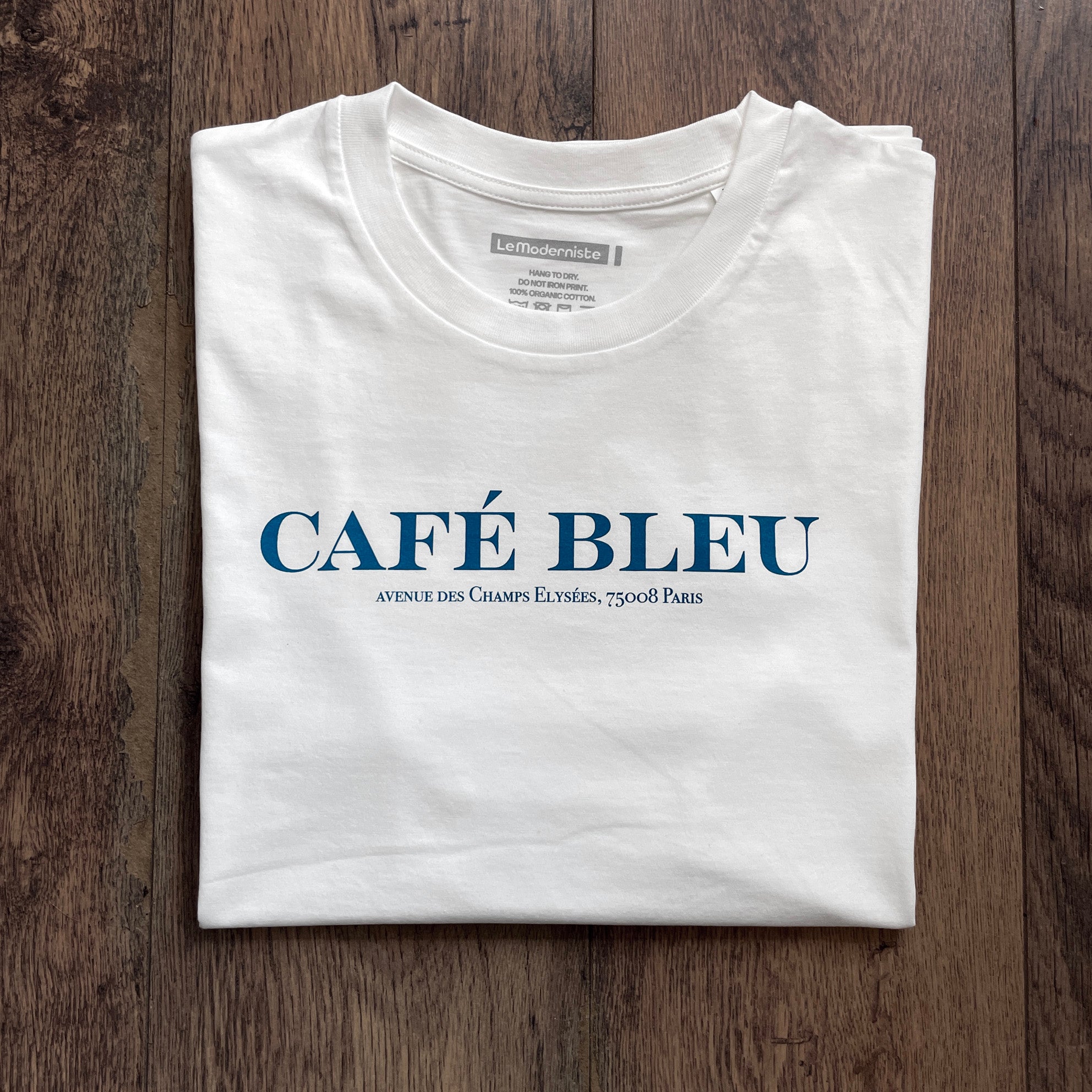 Café Bleu White T-shirt