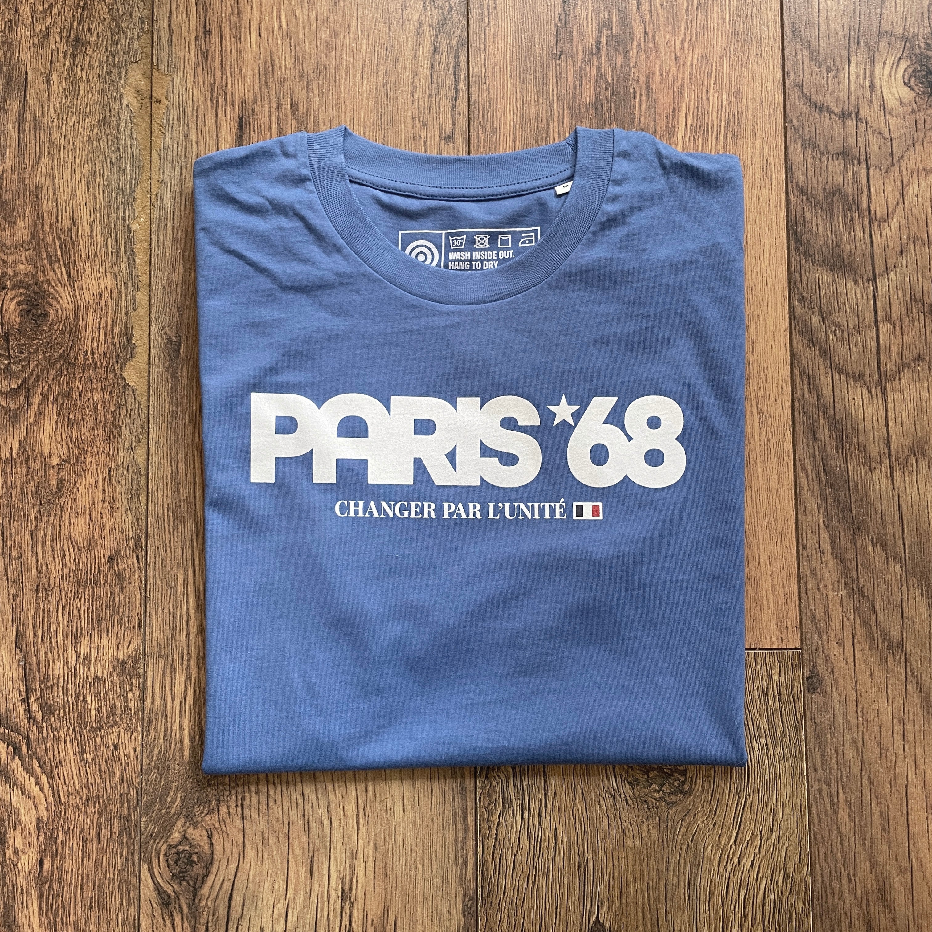 Paris 68 Bleu T-shirt