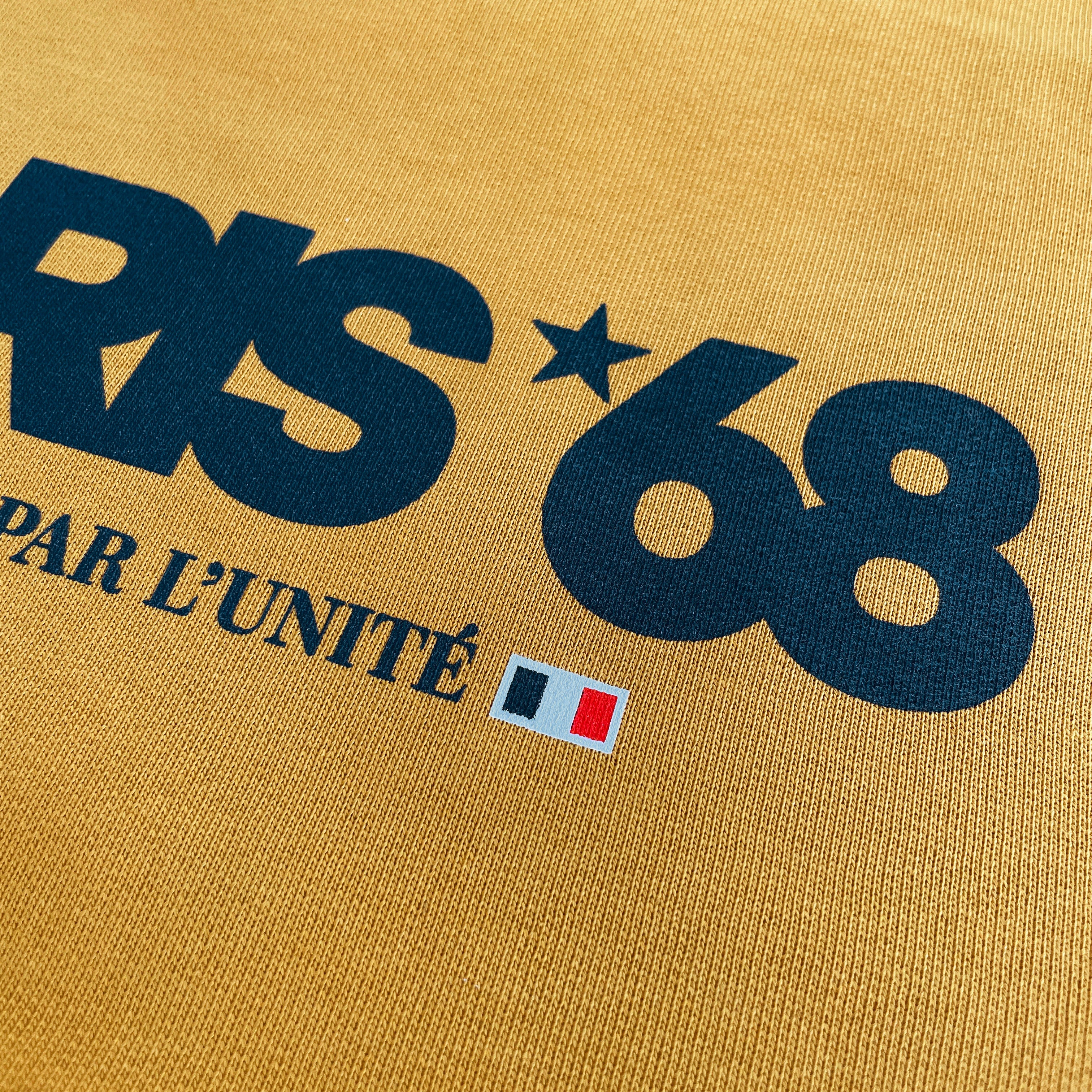 Paris 68 t-shirt ochre