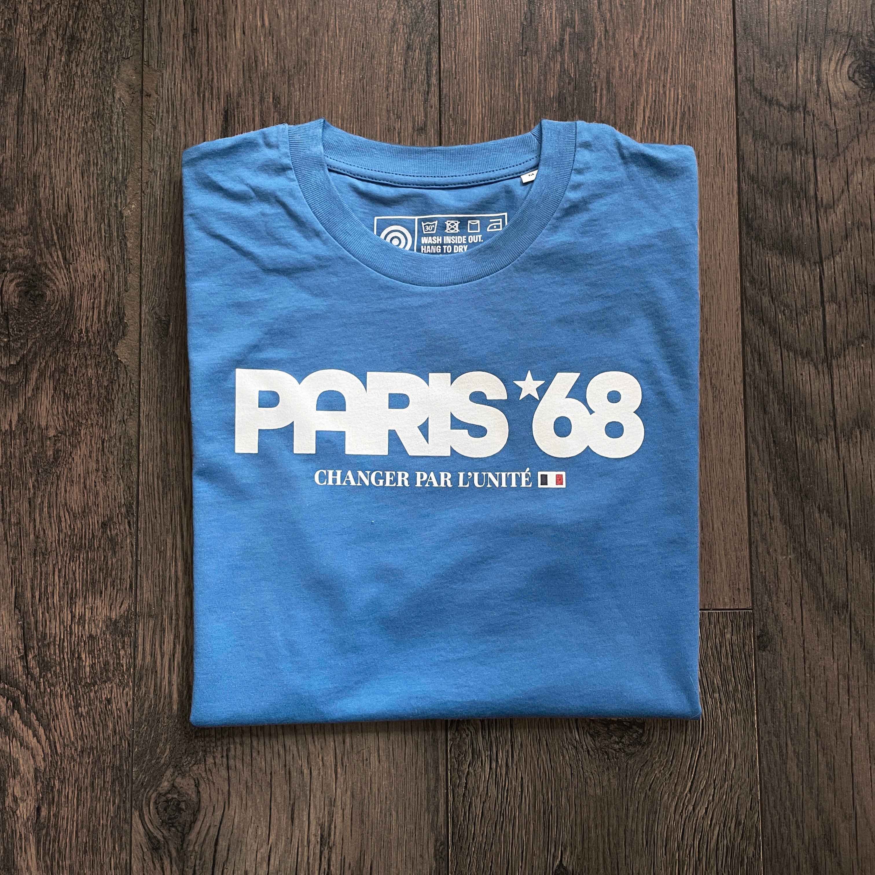 Paris 68 Bleu T-shirt