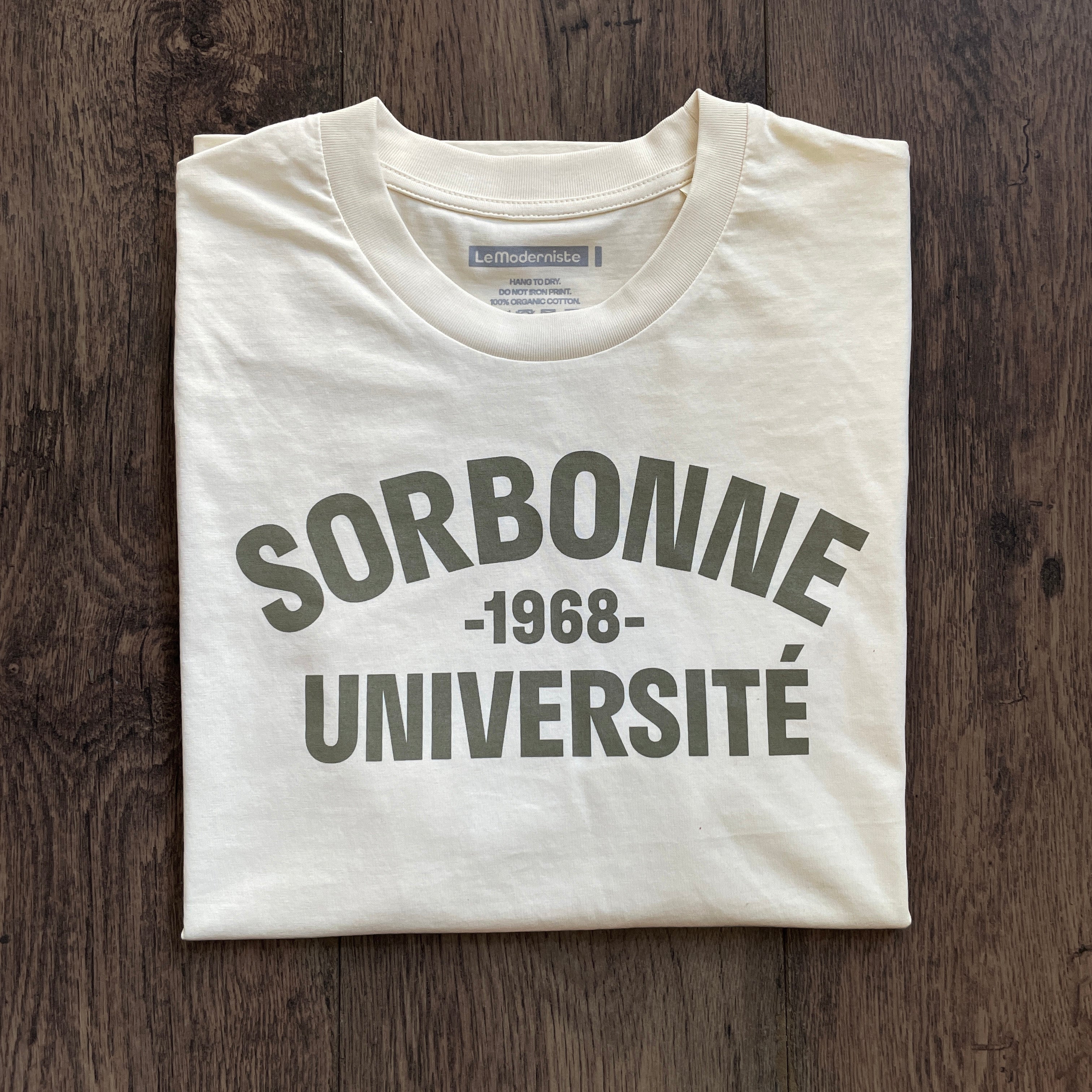 Sorbonne Université 1968 Creme T-shirt
