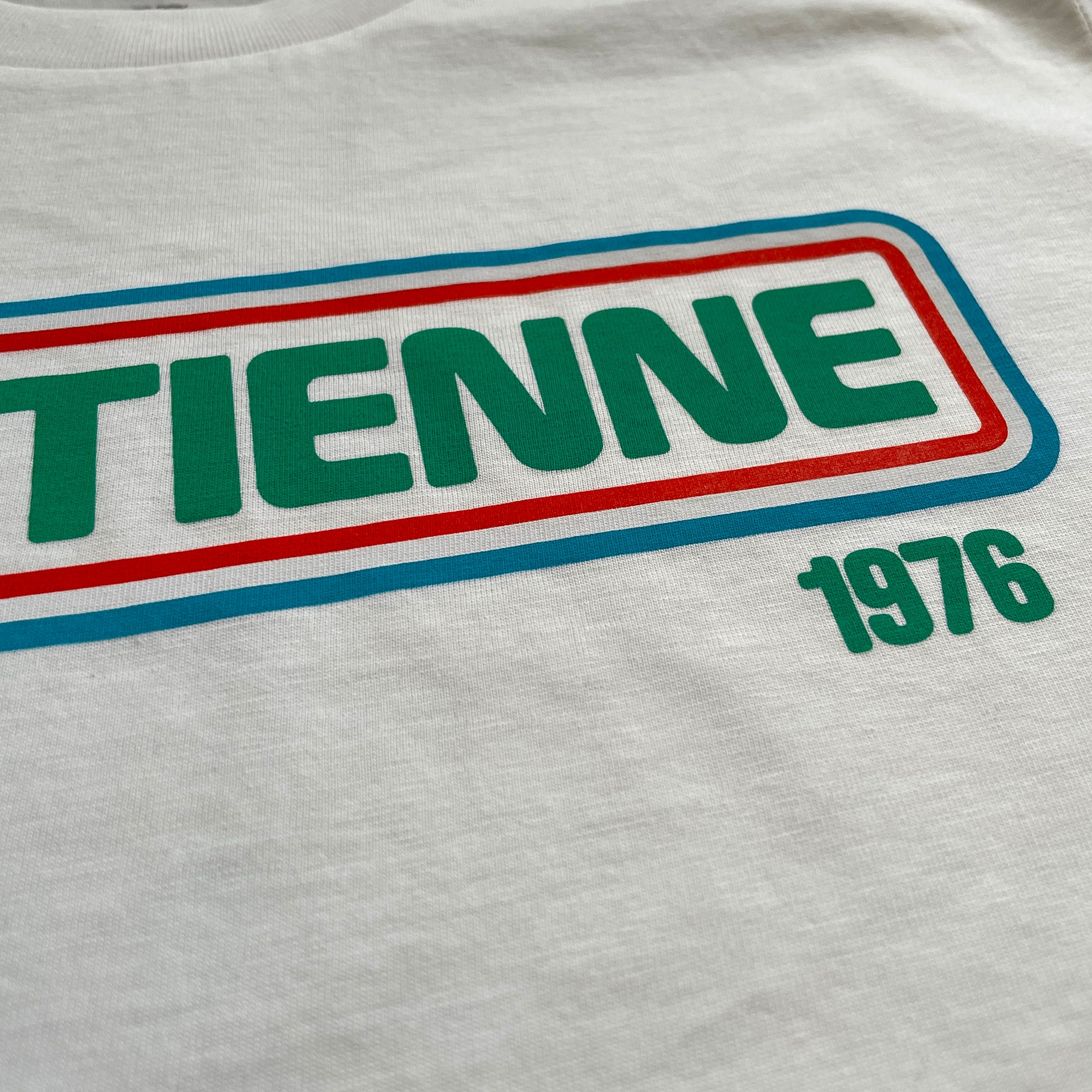 St Etienne 1976 White T-shirt