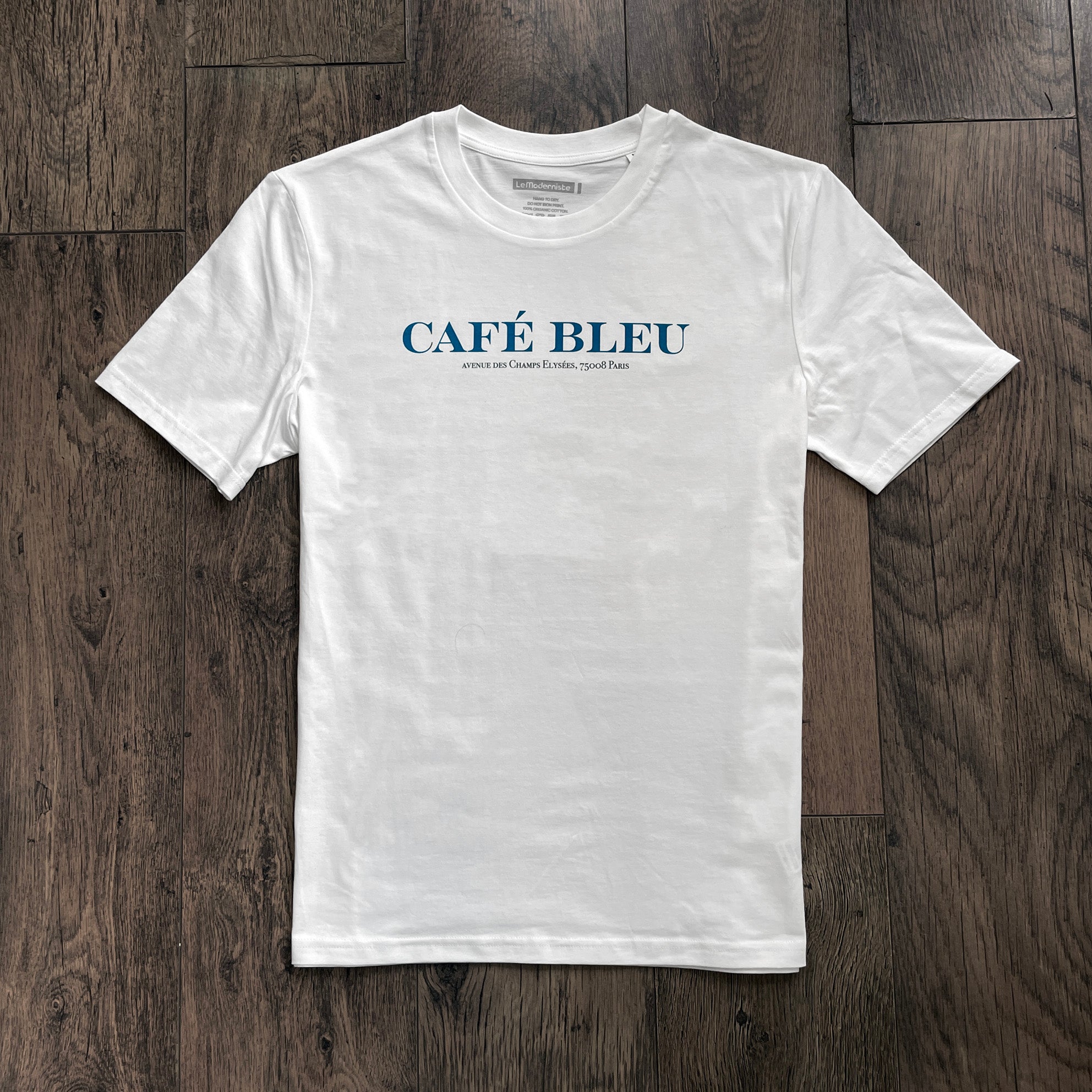 Café Bleu White T-shirt