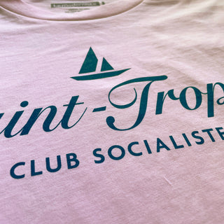 Saint-Tropez Socialiste Pink Blue T-shirt