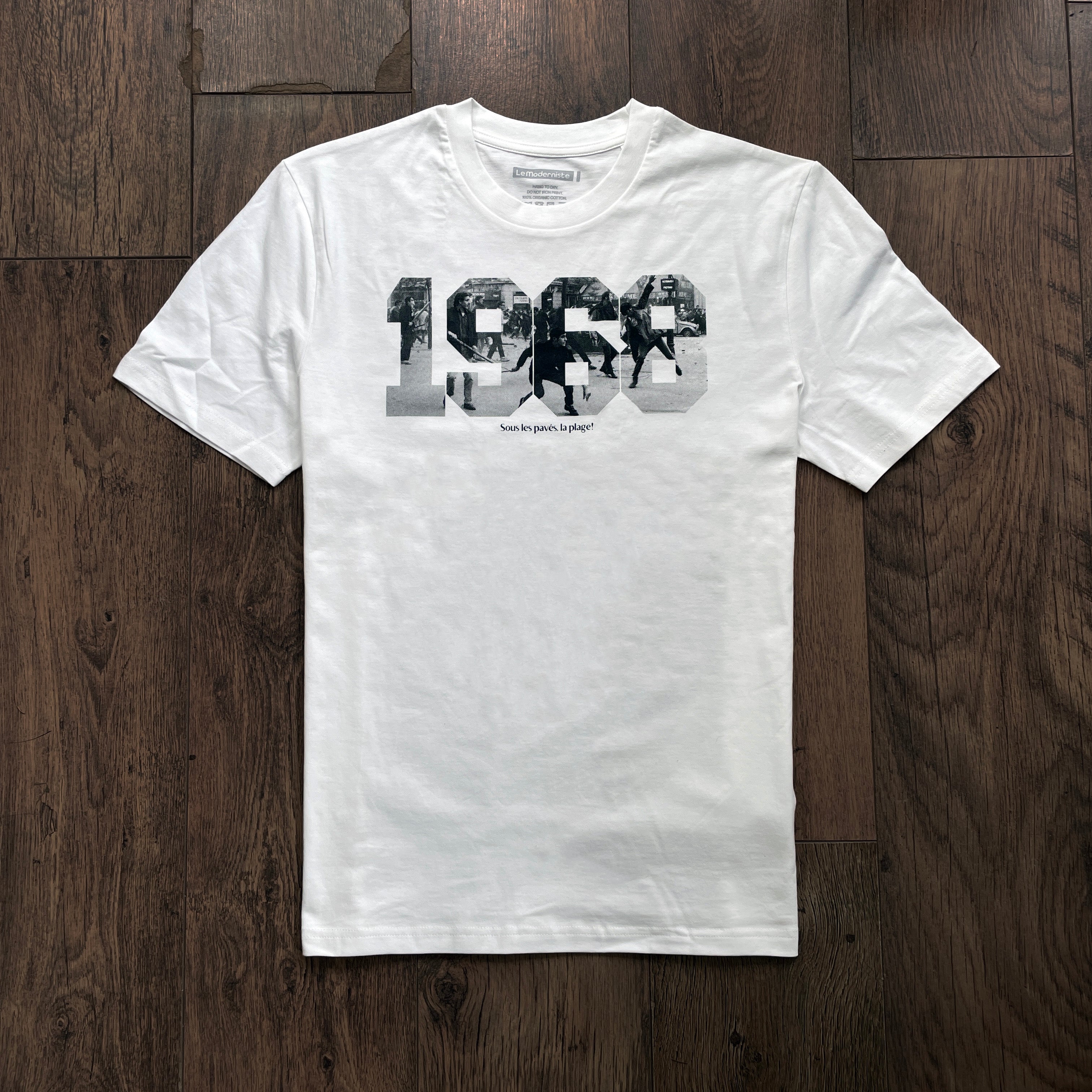 'Sous les pavés, la plage' 1968 T-shirt